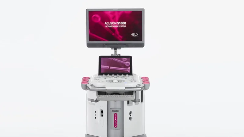 SIEMENS ACUSON S1000 HELX Evolution ultrasound machine